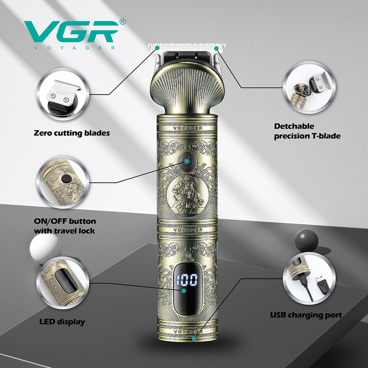 ماشین اصلاح وی جی آر مدل V-962 با تکنولوژی برش مستقیم VGR